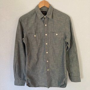 J.Crew Blue Chambray Work Shirt - XS
